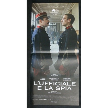 L'UFFICIALE E LA SPIA - Polanski - Dujardin, Garrel - LOCANDINA ORIGINALE 2019