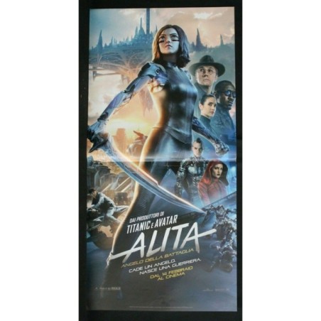 ALITA - Rodriguez - Salazar, Waltz - LOCANDINA ORIGINALE 2019