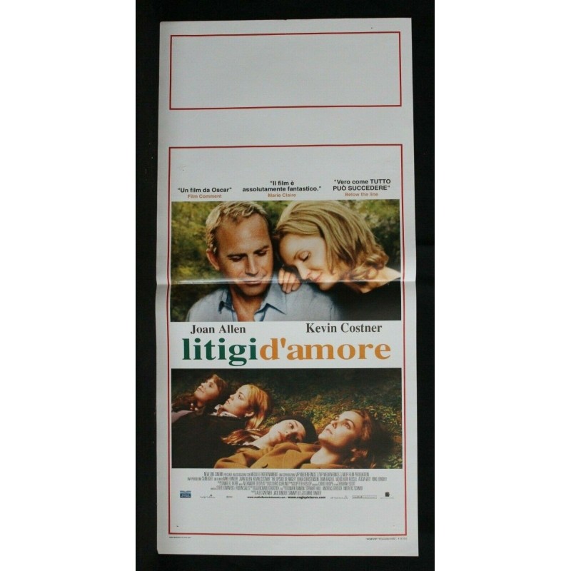 LITIGI D'AMORE - Binder - Allen, Costner - LOCANDINA ORIGINALE 2005