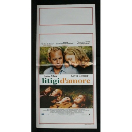 LITIGI D'AMORE - Binder - Allen, Costner - LOCANDINA ORIGINALE 2005