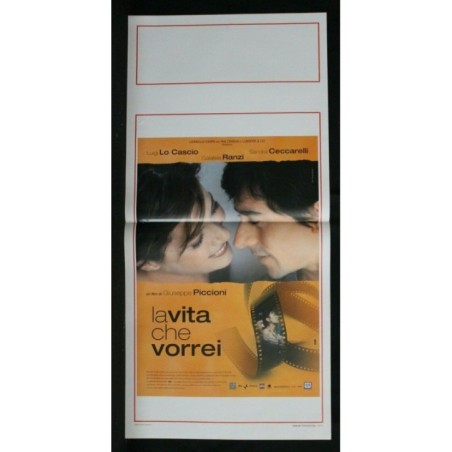 LA VITA CHE VORREI - Piccioni - Cascio, Ceccarelli - LOCANDINA ORIGINALE 2004