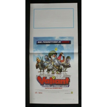 VALIANT - Chapman - McGregor, Gervais - LOCANDINA ORIGINALE 2005