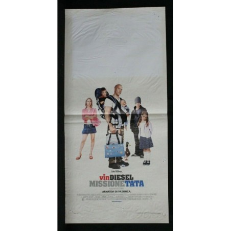 MISSIONE TATA - Shankman - Diesel, Graham - LOCANDINA ORIGINALE 2005