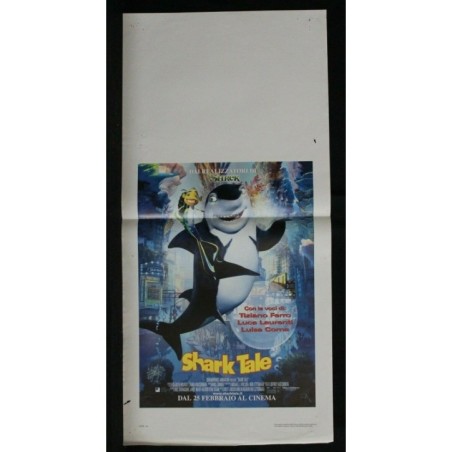 SHARK TALE - Bergeron - Smith, De Niro - LOCANDINA ORIGINALE 2004