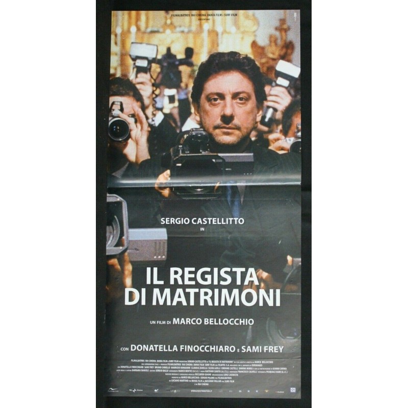 IL REGISTA DI MATRIMONI - Bellocchio - Castellitto - LOCANDINA ORIGINALE 2006