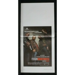 FOUR BROTHERS - Singleton - Wahlberg, Gibson - LOCANDINA ORIGINALE 2005