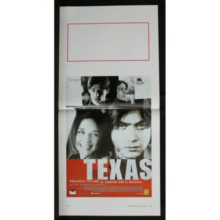 TEXAS - Paravidino - Scamarcio, Golino - LOCANDINA ORIGINALE 2005
