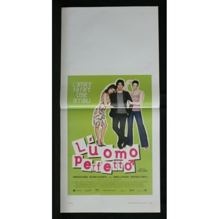 L'UOMO PERFETTO - Lucini - Inaudi, Scamarcio - LOCANDINA ORIGINALE 2005