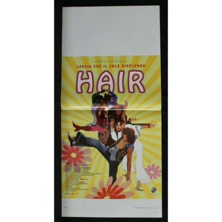 HAIR - Forman - Savage, Williams - LOCANDINA ORIGINALE 1979