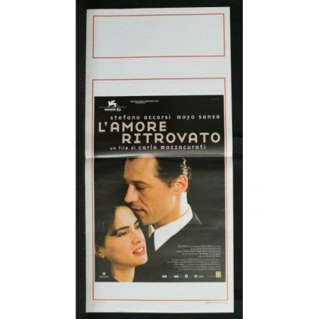 L'AMORE RITROVATO - Mazzacurati - Accorsi, Sansa - LOCANDINA ORIGINALE 2004