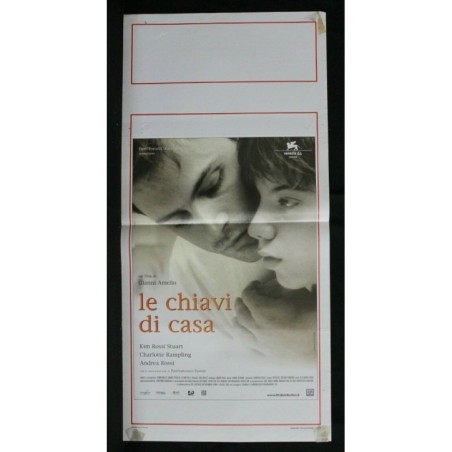 LE CHIAVI DI CASA - Amelio - Stuart, Rossi - LOCANDINA ORIGINALE 2004
