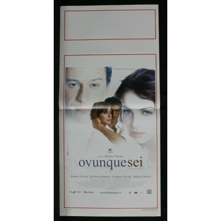 OVUNQUE SEI - Placido - Accorsi, Bobuľová - LOCANDINA ORIGINALE 2004