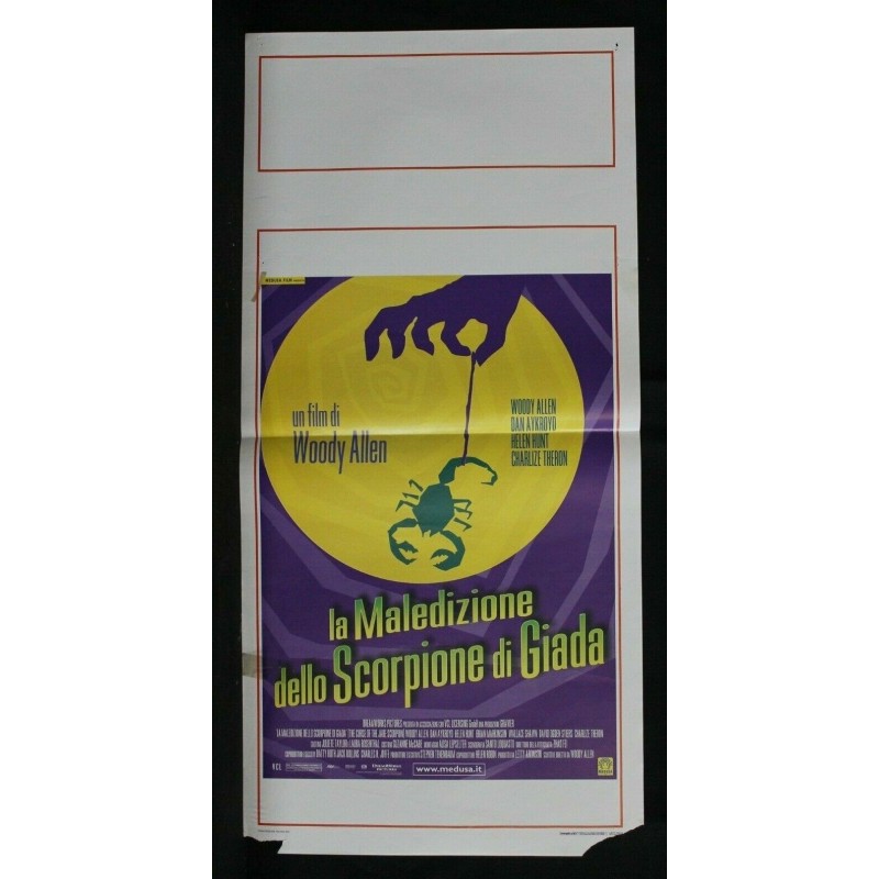 LA MALEDIZIONE DELLO SCORPIONE DI GIADA - Allen - LOCANDINA ORIGINALE 2001