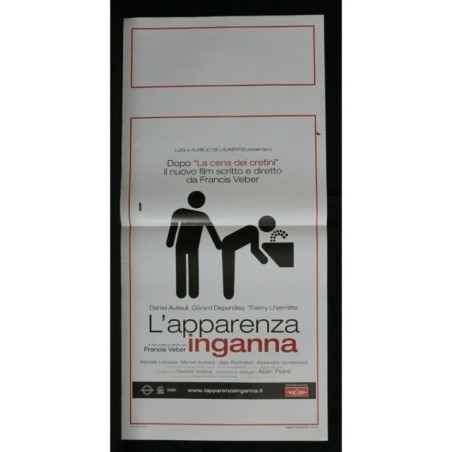 L'APPARENZA INGANNA - Veber - Auteuil, Depardieu - LOCANDINA ORIGINALE 2001