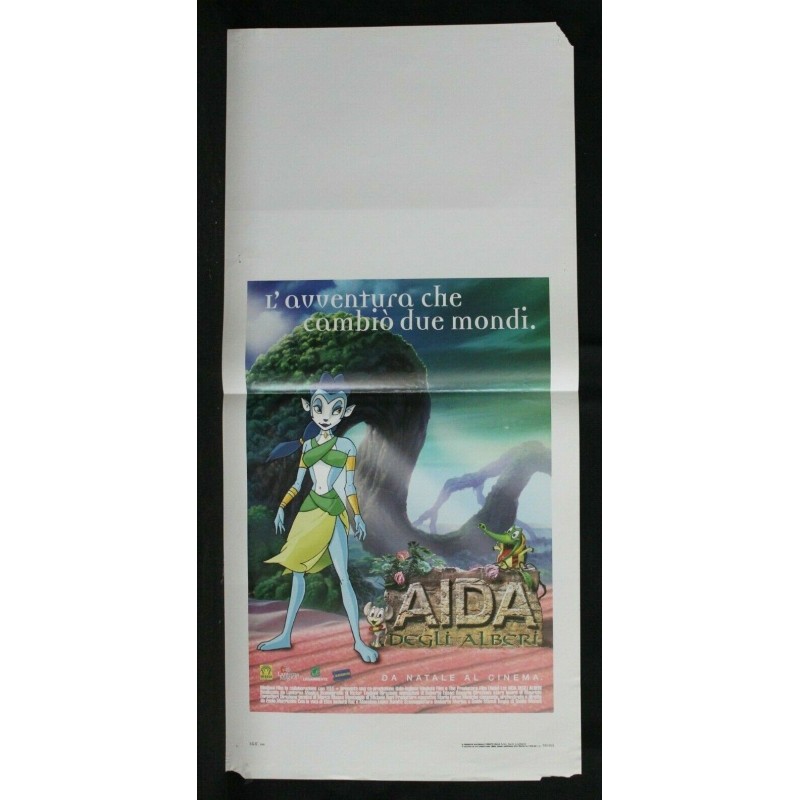 AIDA DEGLI ALBERI - Manuli - Laurenti, D'Andrea - LOCANDINA ORIGINALE 2001