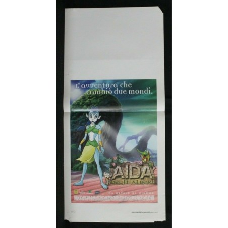 AIDA DEGLI ALBERI - Manuli - Laurenti, D'Andrea - LOCANDINA ORIGINALE 2001