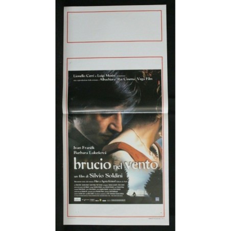 BRUCIO NEL VENTO - Soldini - Franek, Lukesová - LOCANDINA ORIGINALE 2002
