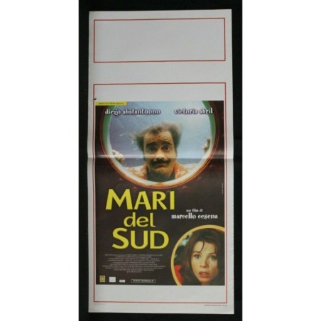 MARI DEL SUD - Cesena - Abatantuono, Abril - LOCANDINA ORIGINALE 2001