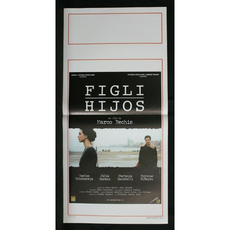 FIGLI - Bechis - Echevarría, Sarano - LOCANDINA ORIGINALE 2002