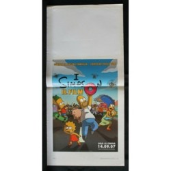 I SIMPSON - Silverman - Castellaneta, Kavner - LOCANDINA ORIGINALE 2007