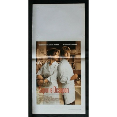 SAPORI E DISSAPORI - Hicks - Jones, Eckhart - LOCANDINA ORIGINALE 2007