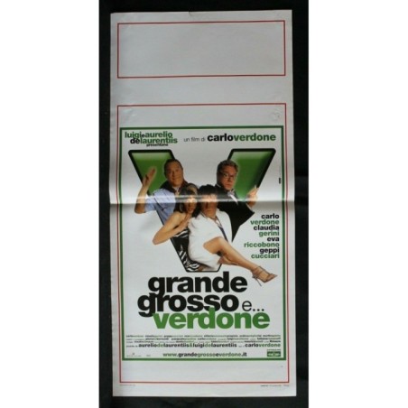 GRANDE GROSSO E... VERDONE - Verdone - Verdone, Risi - LOCANDINA ORIGINALE 2008