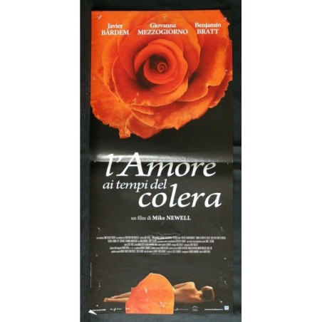 L'AMORE AI TEMPI DEL COLERA - Newell - Bardem, Bratt - LOCANDINA ORIGINALE 2007