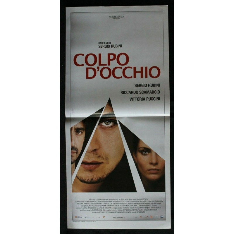 COLPO D'OCCHIO - Rubini - Scamarcio, Rubini - LOCANDINA ORIGINALE 2008