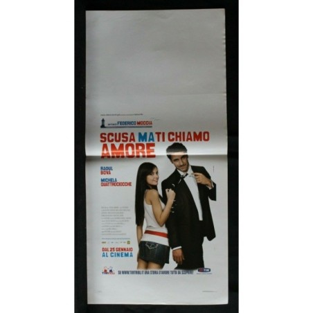SCUSA MA TI CHIAMO AMORE - Moccia - Bova, Meis - LOCANDINA ORIGINALE 2008