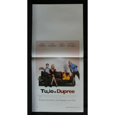 TU, IO E DURPEE - Russo - Wilson, Hudson - LOCANDINA ORIGINALE 2006