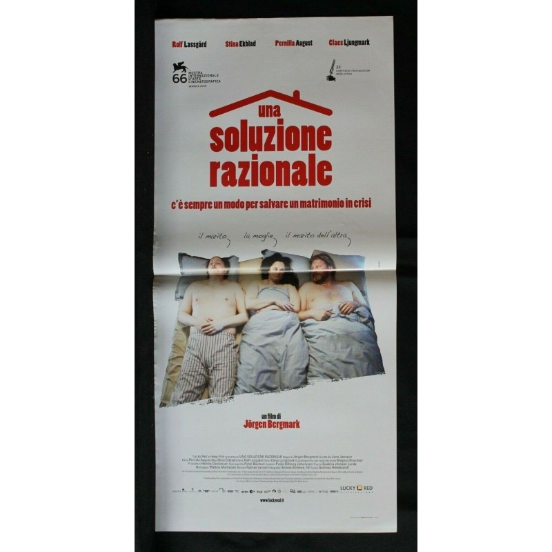 UNA SOLUZIONE RAZIONALE - Bergmark - August, Lassgård - LOCANDINA ORIGINALE 2009