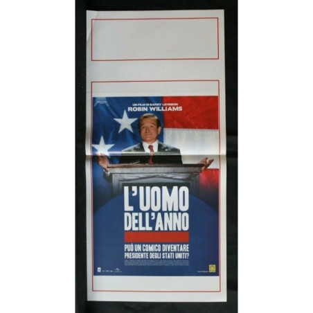 L'UOMO DELL'ANNO - Levinson - Williams, Walken - LOCANDINA ORIGINALE 2006