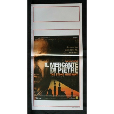 IL MERCANTE DI PIETRE - Martinelli - Keitel, March - LOCANDINA ORIGINALE 2006