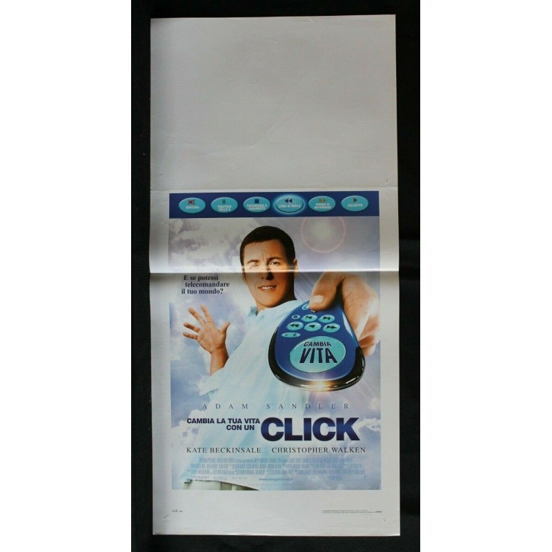 CAMBIA LA TUA VITA CON UN CLICK - Coraci - Sandler - LOCANDINA ORIGINALE 2006