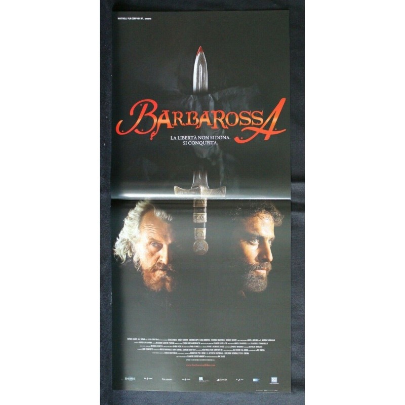 BARBAROSSA - Martinelli - Hauer, Degan - LOCANDINA ORIGINALE 2009