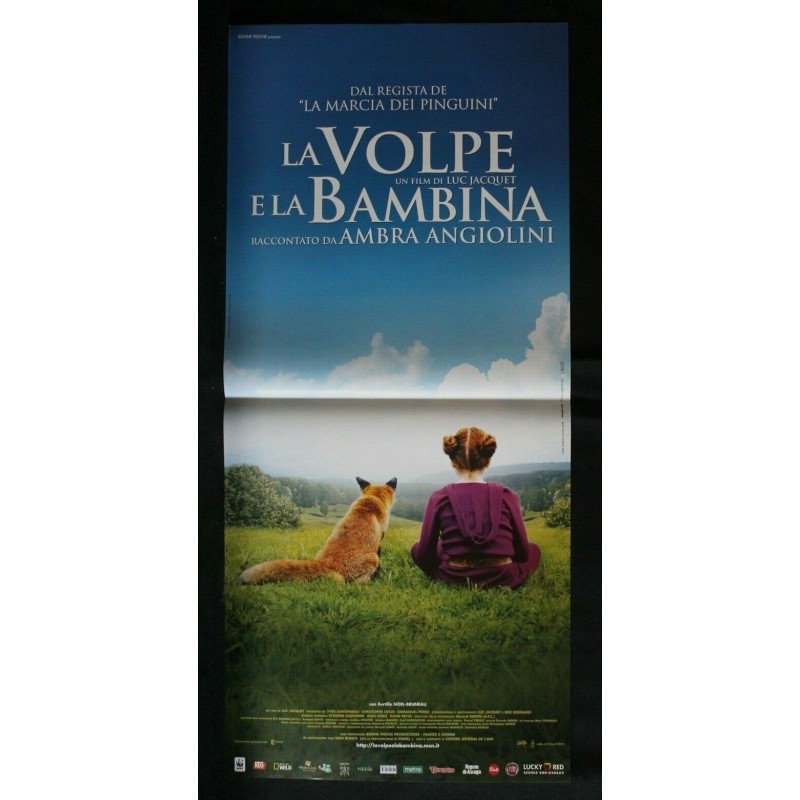 LA VOLPE E LA BAMBINA - Jacquet - Noël-Bruneau, Carré - LOCANDINA ORIGINALE 2007