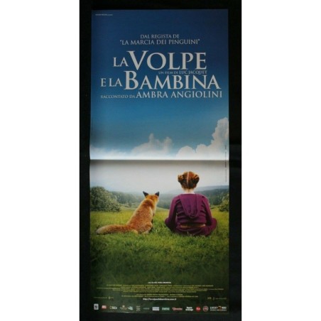 LA VOLPE E LA BAMBINA - Jacquet - Noël-Bruneau, Carré - LOCANDINA ORIGINALE 2007