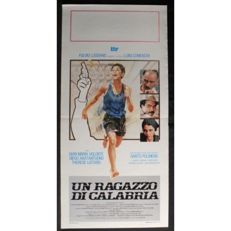 UN RAGAZZO DI CALABRIA - Comencini - Abatantuono, Volonté - LOCANDINA ORIG 1978