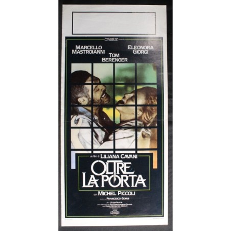 OLTRE LA PORTA - Cavani - Giorgi, Mastroianni - LOCANDINA ORIGINALE 1982
