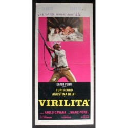 VIRILITA - Cavara - Belli, Ferro - LOCANDINA ORIGINALE 1974