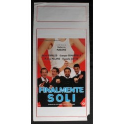 FINALMENTE SOLI - Marino - Papaleo, Panariello - LOCANDINA ORIGINALE 1997