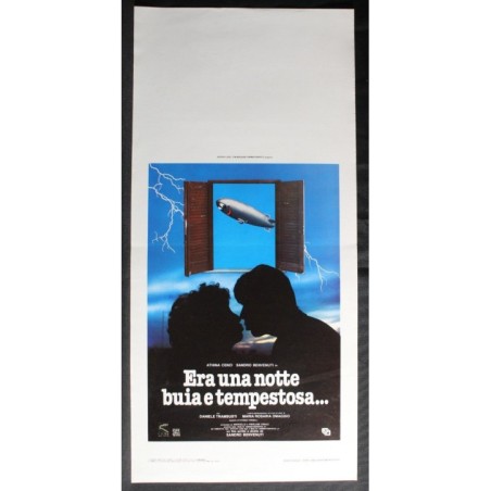 ERA UNA NOTTE BUIA E TEMPESTOSA - Benvenuti - Cenci - LOCANDINA ORIGINALE 1985