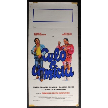 CULO E CAMICIA - Campanile - Montesano, Poggi - LOCANDINA ORIGINALE 1981