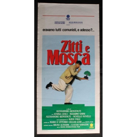 ZITTI E MOSCA - Benvenuti - Ghini, Valli - LOCANDINA ORIGINALE 1991