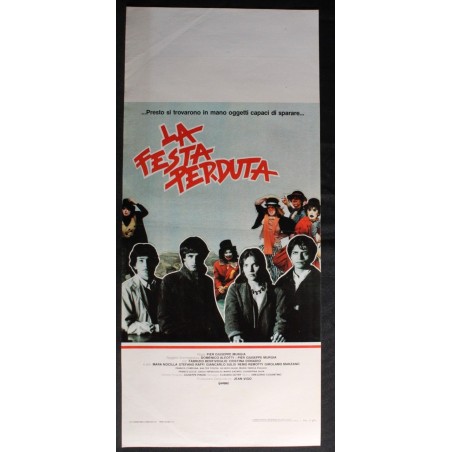 LA FESTA PERDUTA - Murgia - Bentivoglio, Donadio - LOCANDINA ORIGINALE 1981