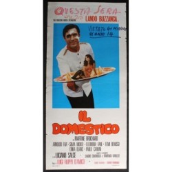 IL DOMESTICO - D'Amico - Buzzanca, Brochard - LOCANDINA ORIGINALE 1974