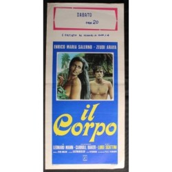 IL CORPO - Scattini - Araya, Salerno - LOCANDINA ORIGINALE 1974