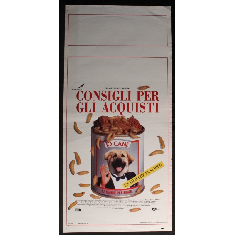 CONSIGLI PER GLI ACQUISTI - Baldoni - Valentini, Marescotti- LOCANDINA ORIG 1997