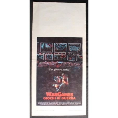 WARGAMES GIOCHI DI GUERRA - Badham - Coleman, Broderick-LOCANDINA ORIGINALE 1983