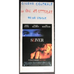SLIVER - Noyce - Baldwin, Stone - LOCANDINA ORIGINALE 1993
